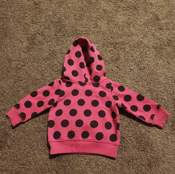 Jumping Beans 6 Months Pink Polka Dot Hoodie - Picture 6 of 6